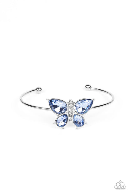 Paparazzi Butterfly Beatitude Blue Bracelet. #P9RE-BLXX-222GR. Subscribe & Save.