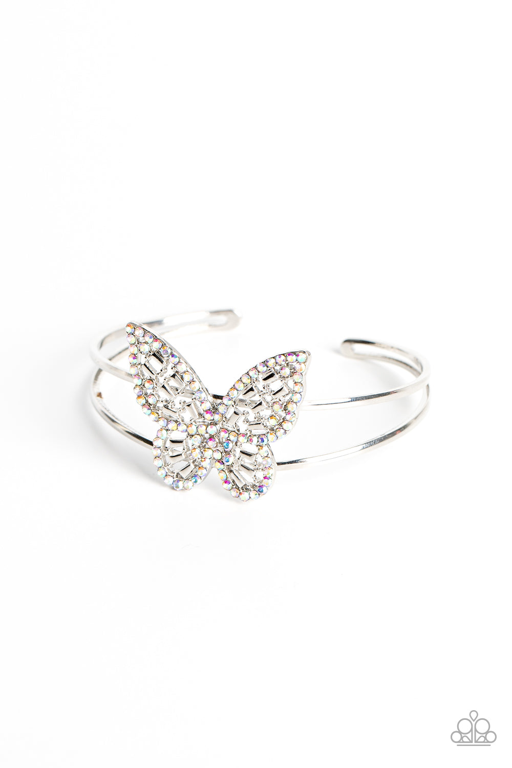 Butterfly Bella Multi Iridescent Cuff Bracelet Paparazzi Accessories. Subscribe & Save.