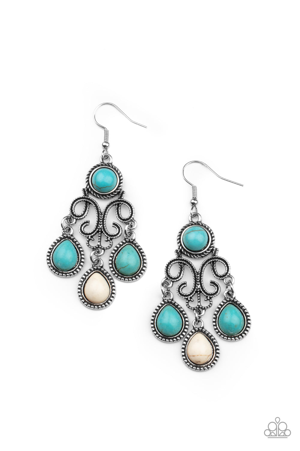 Canyon Chandelier Blue Earring Paparazzi Accessories. Subscribe & Save. #P5SE-MTXX-118XX