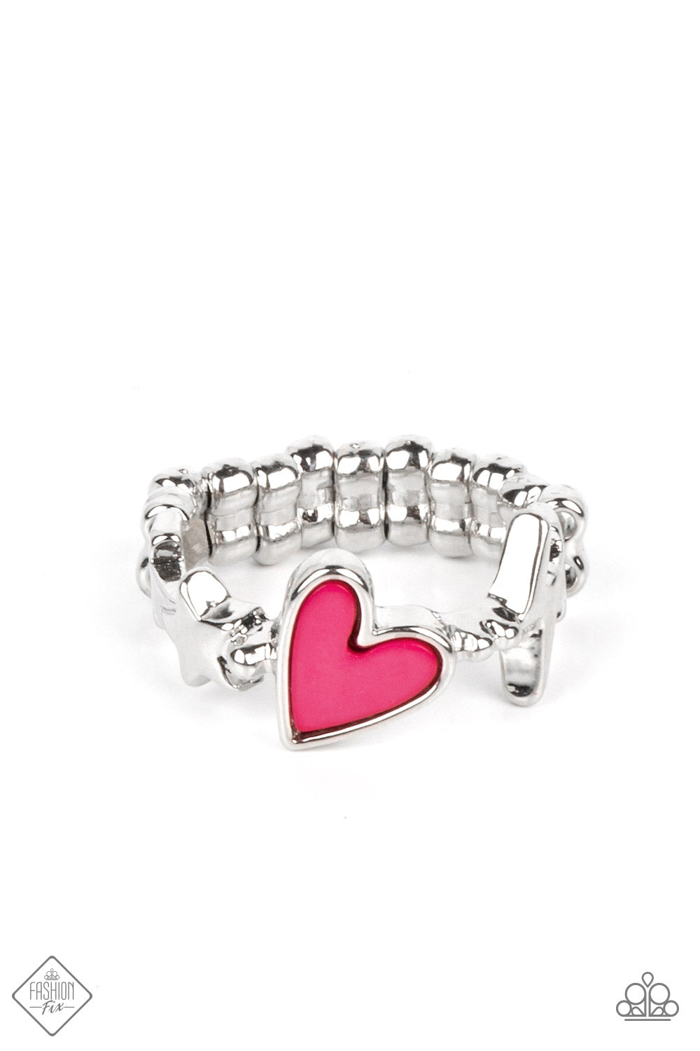 Paparazzi Contemporary Charm Pink Ring. #P4WH-PKXX-252JJ. Subscribe & Save. Dainty Pink Heart Ring