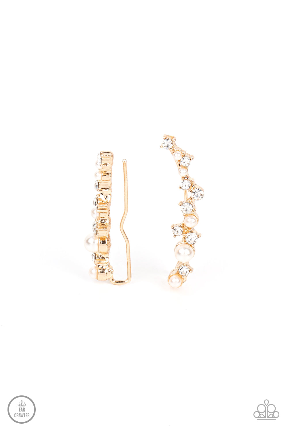 Paparazzi Couture Crawl Gold Earrings | Ear Crawlers | #P5PO-CRGD-164XX. Subscribe & Save!