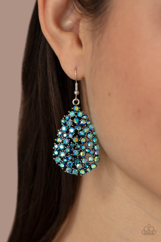 Daydreamy Dazzle - Multi Iridescent Earring Paparazzi Accessories