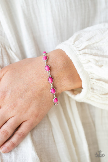 Paparazzi Desert Day Trip Pink Bracelet. Get Free Shipping. #P9SE-PKXX-143ZI