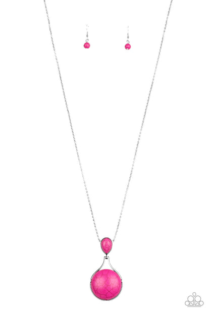 Desert Pools - Pink Necklace Paparazzi Accessories