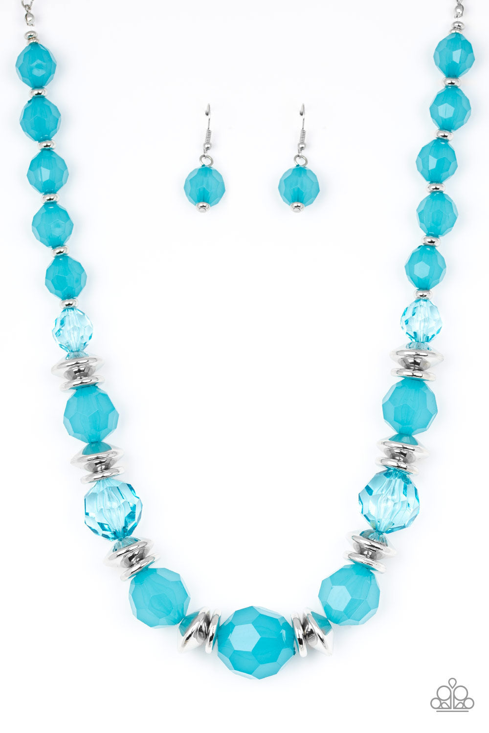 Dine and Dash - Blue Necklace Paparazzi Accessories