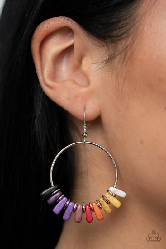 Paparazzi Earthy Ensemble - Multi Fringe Earrings. Subscribe & Save! #P5SE-MTPR-138XX