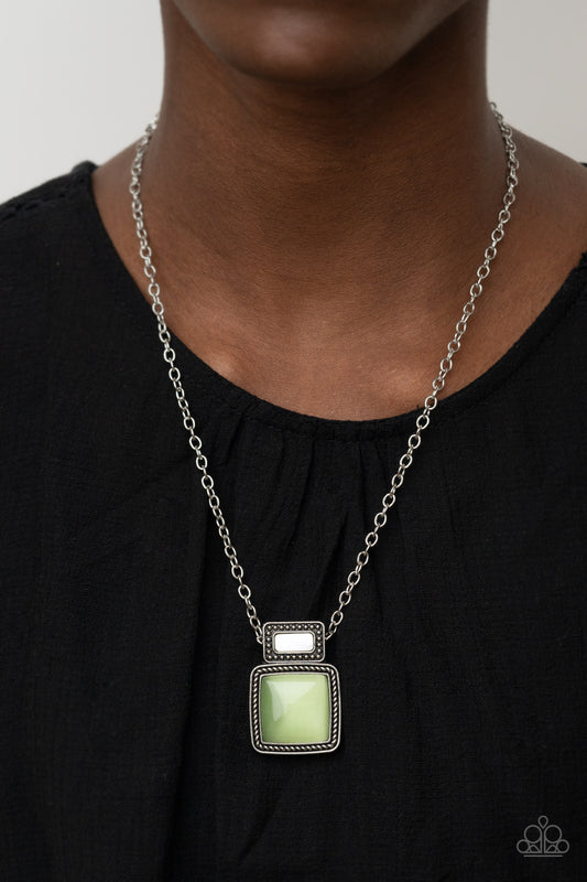 Paparazzi Necklace ~ Ethereally Elemental - Green