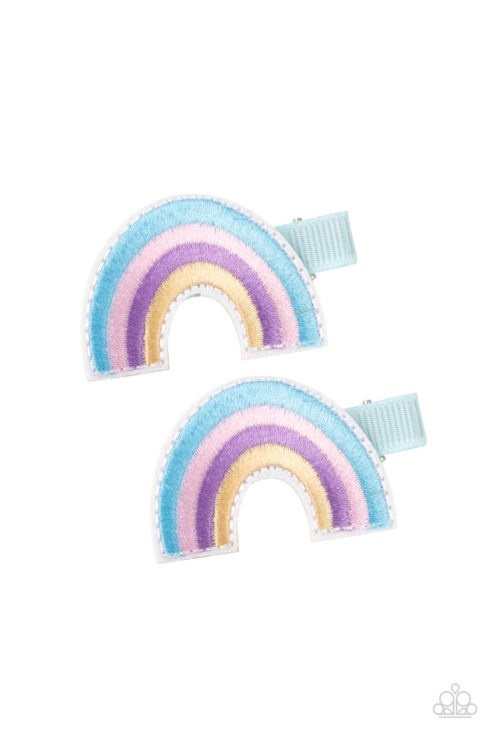 Follow Your Rainbow Blue Hair Clip Paparazzi Accessories. $5 Jewelry #P7SS-BLXX-159XX