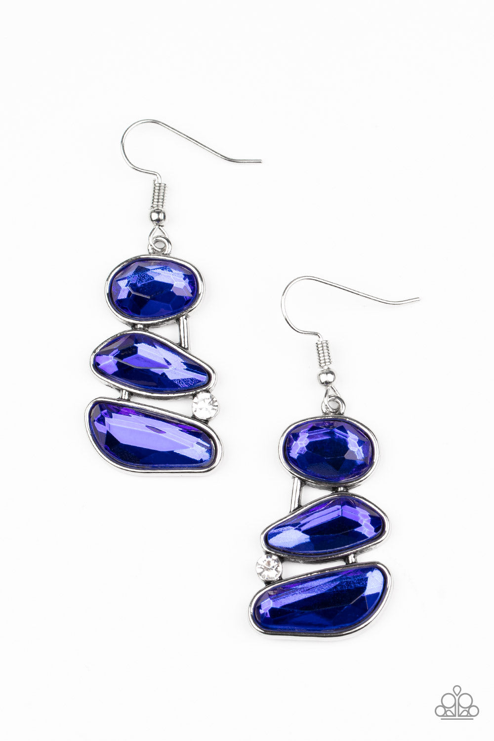 Paparazzi Gem Galaxy Blue Earring. Get Free Shipping. #P5ST-BLXX-031XX. $5 Jewelry. Blue Fishhook