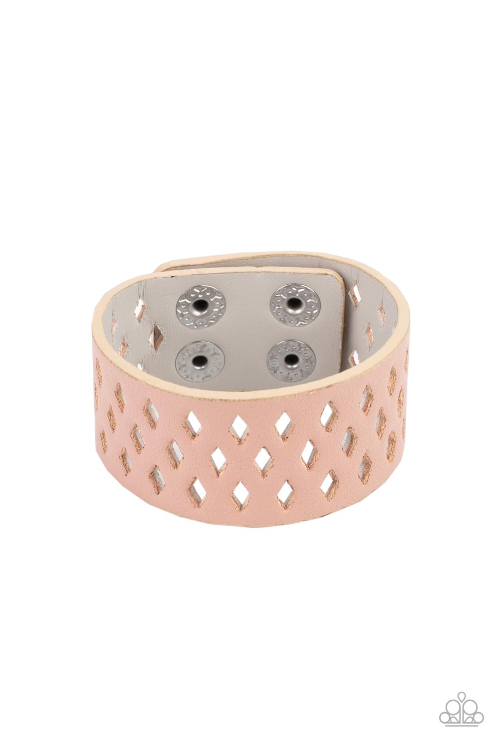 Glamp Champ - Pink Bracelet Paparazzi Accessories Pink Urban Bracelet