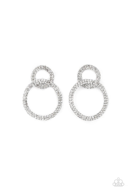 Paparazzi ​Intensely Icy White Earrings. Subscribe & Save. #P5PO-WTXX-280XX. Life of the party