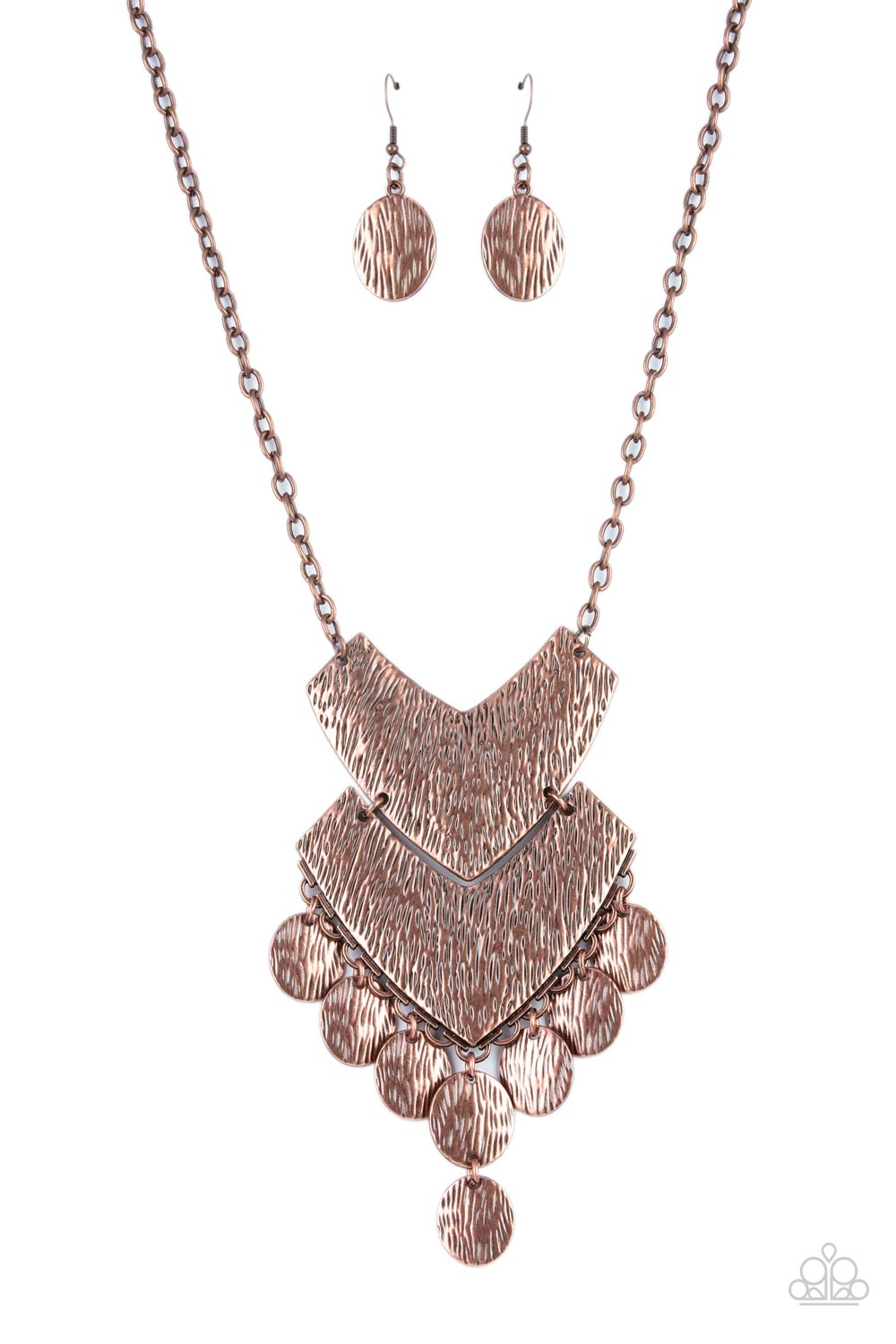 Keys to the ANIMAL Kingdom - Copper Necklace Paparazzi Accessories #P2ST-CPXX-097XX