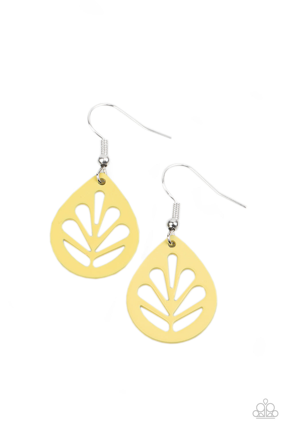Paparazzi LEAF Yourself Wide Open Yellow Earrings. Subscribe & Save. 