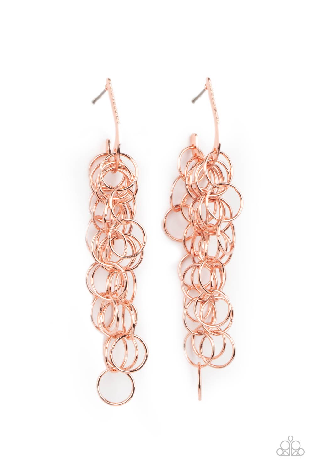 Long Live The Rebels - Copper Earrings Paparazzi Accessories