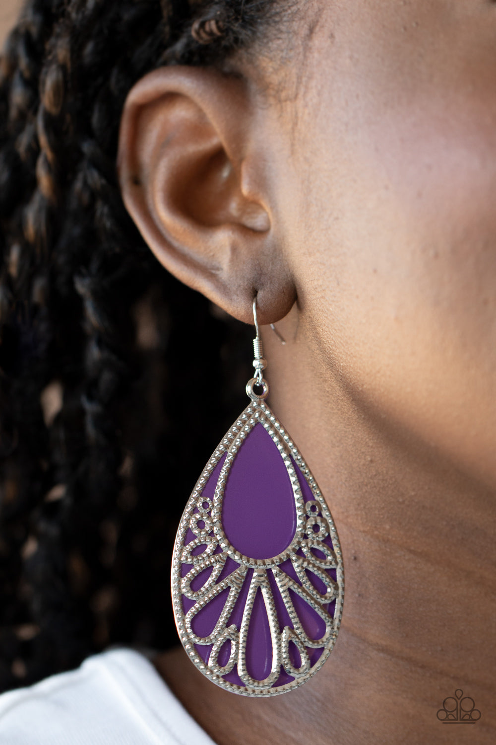 Paparazzi Loud and Proud Purple Earring. #P5ST-PRXX-006XX. Subscribe and Save. 