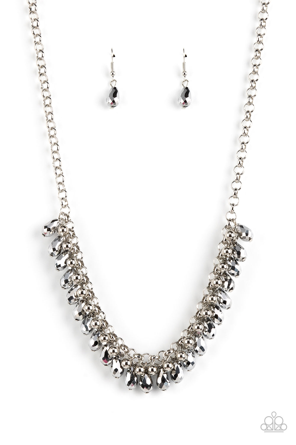 Paparazzi Metro Monarchy Silver Necklace. #P2RE-SVXX-423XX. Subscribe & Save. $5 Jewelry.