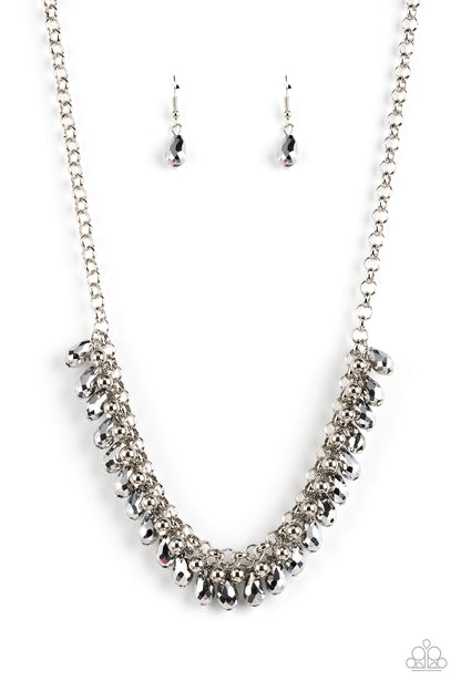 Paparazzi Metro Monarchy Silver Necklace. #P2RE-SVXX-423XX. Subscribe & Save. $5 Jewelry.