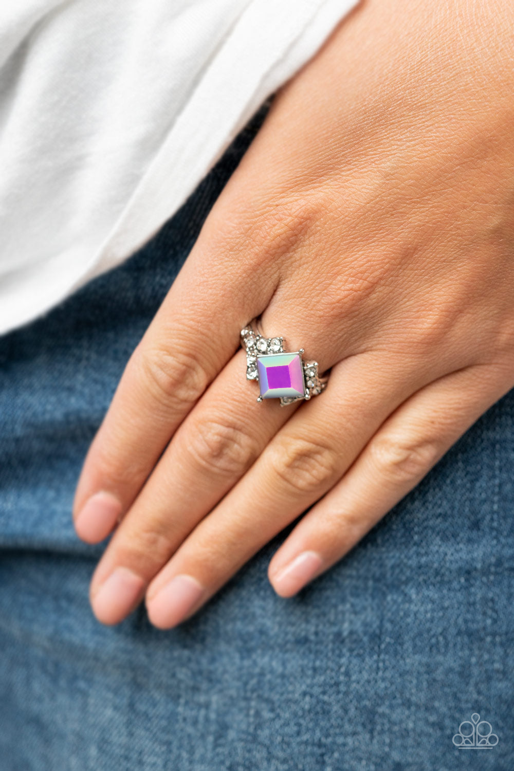 Mind-Blowing Brilliance Purple Ring Paparazzi Accessories. Subscribe & Save. #P4WH-PRXX-209XX