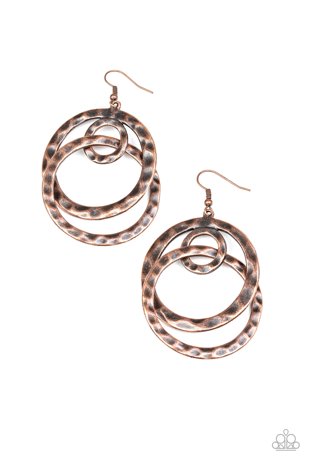 Modern Relic - Copper Earring Paparazzi Accessories