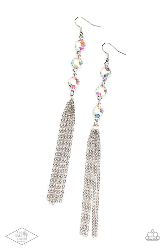 Paparazzi Moved to TIERS Multi $5 Earrings | Iridescent Jewelry. Subscribe & Save. #P5ST-MTXX-023XX