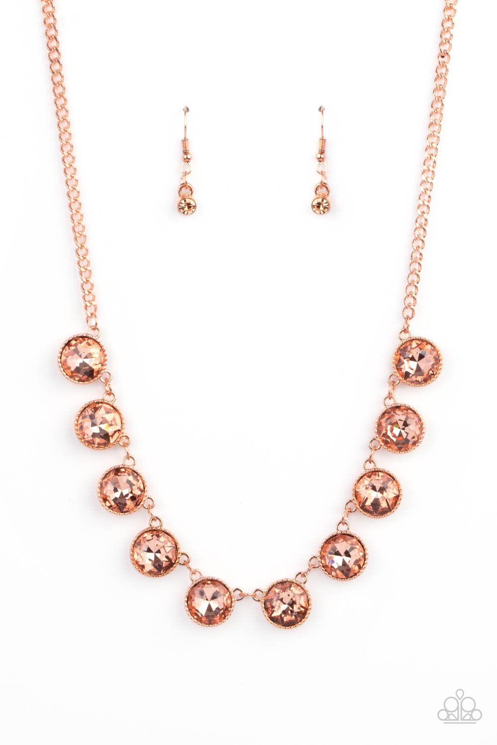 Mystical Majesty Copper Necklace Paparazzi Accessories. #P2RE-CPXX-156XX. Subscribe and Save