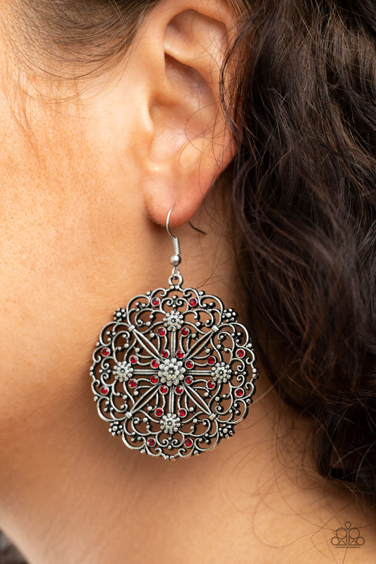 Paparazzi Oh MANDALA! Red Earring. Subscribe & Save. #P5RE-RDXX-122XX