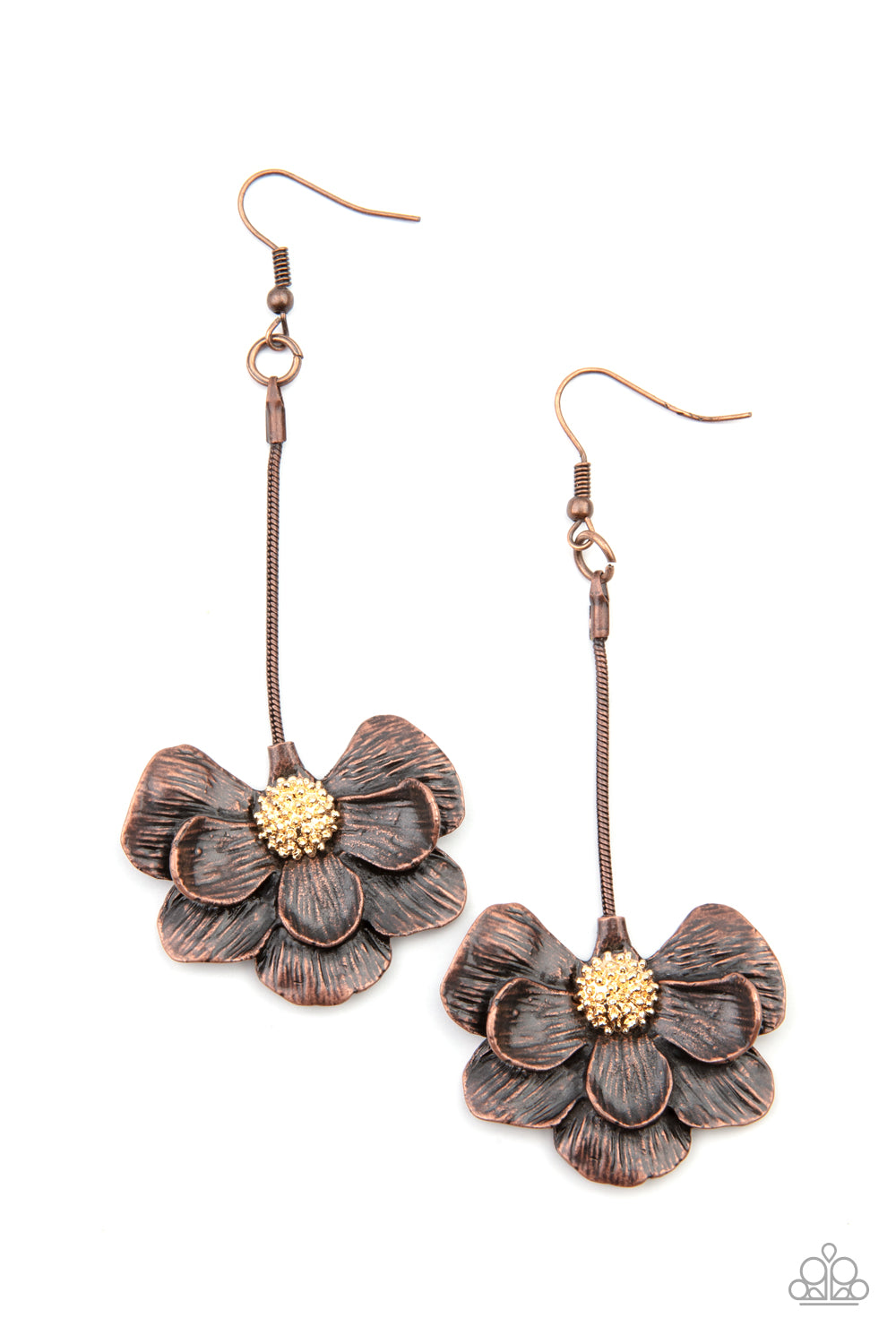 Oh SNAPDRAGONS! Copper Earrings Paparazzi Accessories $5 Jewelry. Subscribe & Save!