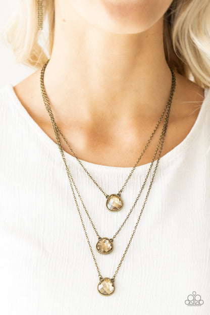 Paparazzi Necklace ~ Once In A MILLIONAIRE - Brass