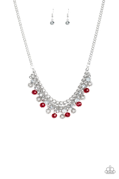 Paparazzi Necklace ~ Party Spree - Red