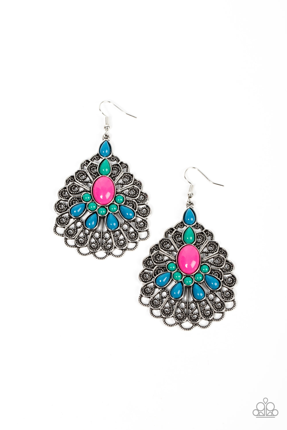 Paparazzi Peacock Prance Multi Earring. $5 Jewelry. Subscribe & Save. #P5WH-MTXX-179XX