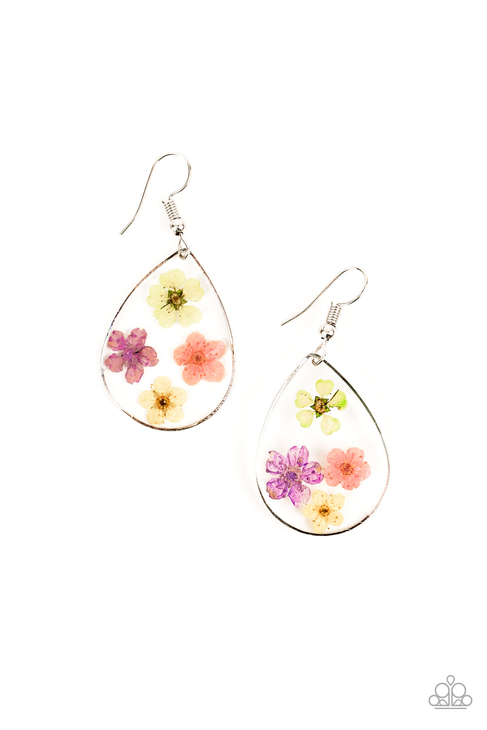 Perennial Prairie - Multi Earring Paparazzi Accessories Dried Floral Earring