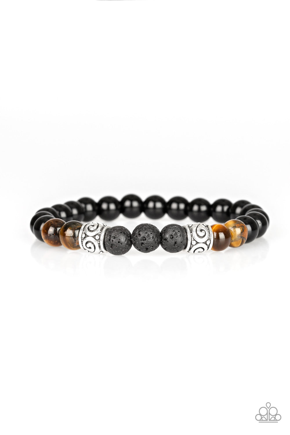 Proverb - Brown Tiger's Eye Stone Beads Urban Bracelet Paparazzi Accessories