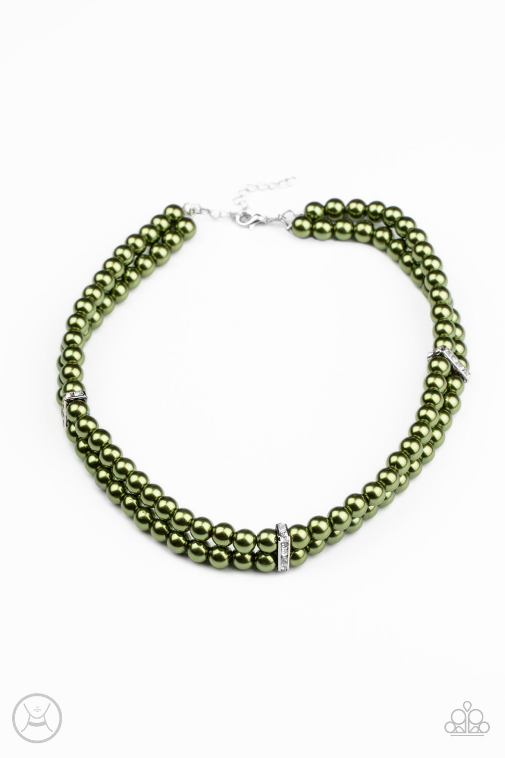 Put On Your Party Dress - Green Necklace Paparazzi Accessories. Subscribe and Save! #P2RE-GRXX-145XX