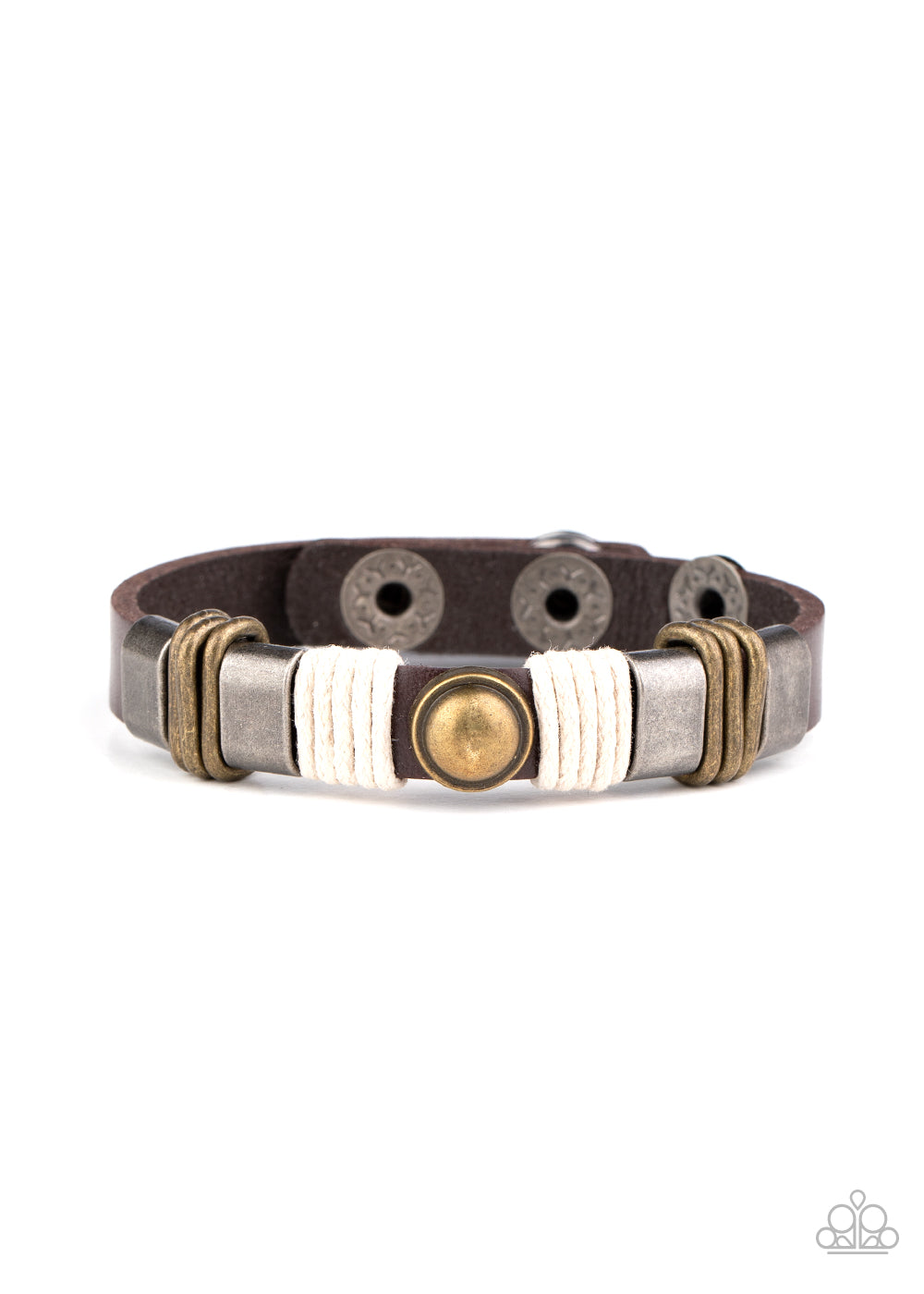 Paparazzi Bracelet Rev It Up Brown Bracelets $5 Jewelry. #P9UR-BNXX-494XX. Subscribe & Save