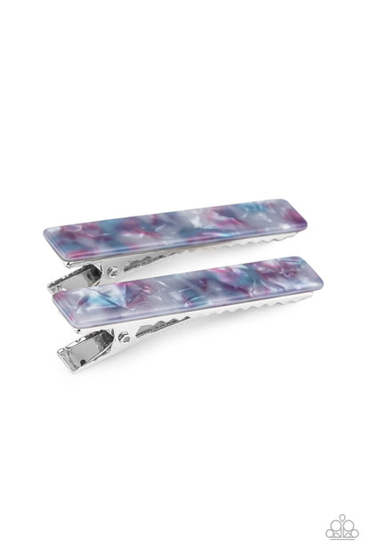 Paparazzi Right HAIR, Right Now - Blue Hair Clip. #P7SS-BLXX-104XX. Subscribe & Save! Hair Accessory