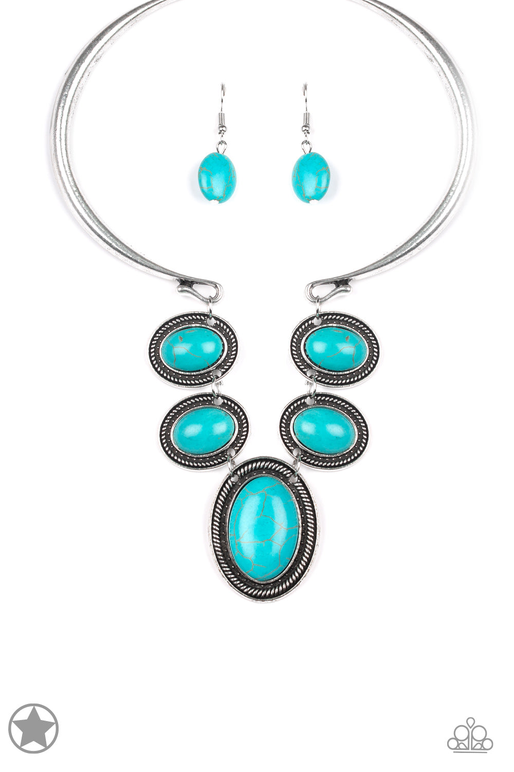 Paparazzi River Ride Blue Necklace. Turquoise Stone Necklace. Subscribe & Save. #P2SE-BLXX-156XX