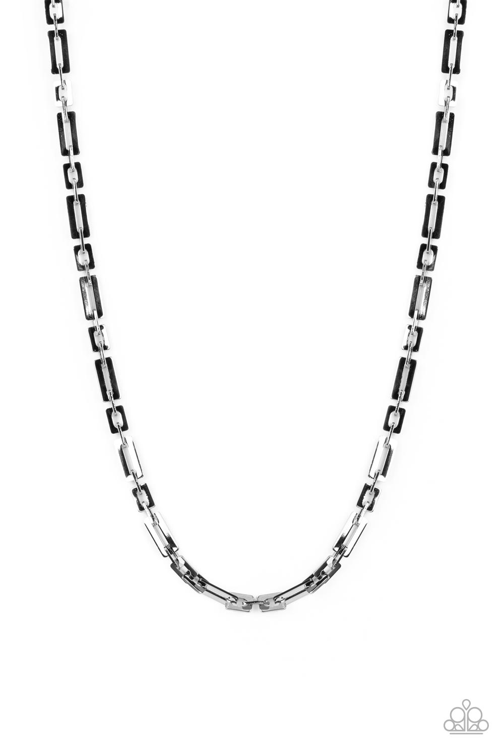 Paparazzi Rocket Zone Black Urban Necklace for Men. Subscribe & Save! #P2MN-URBK-069DC