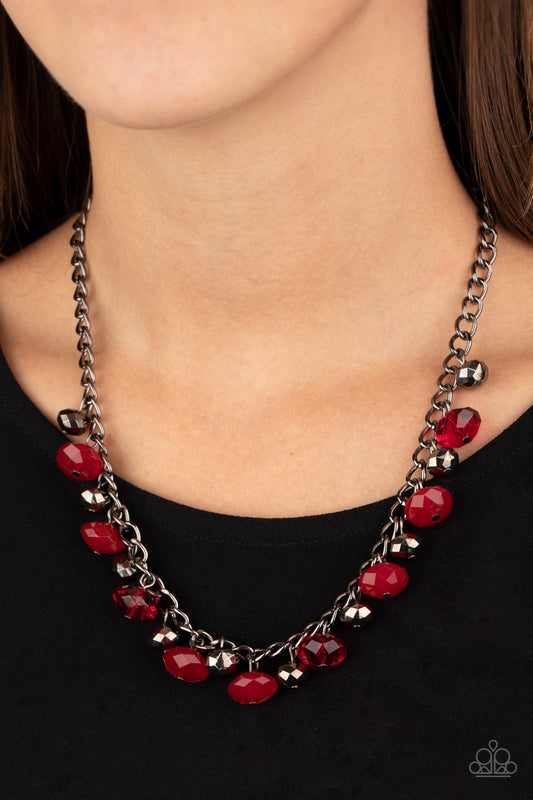 Runway Rebel - Red Necklace