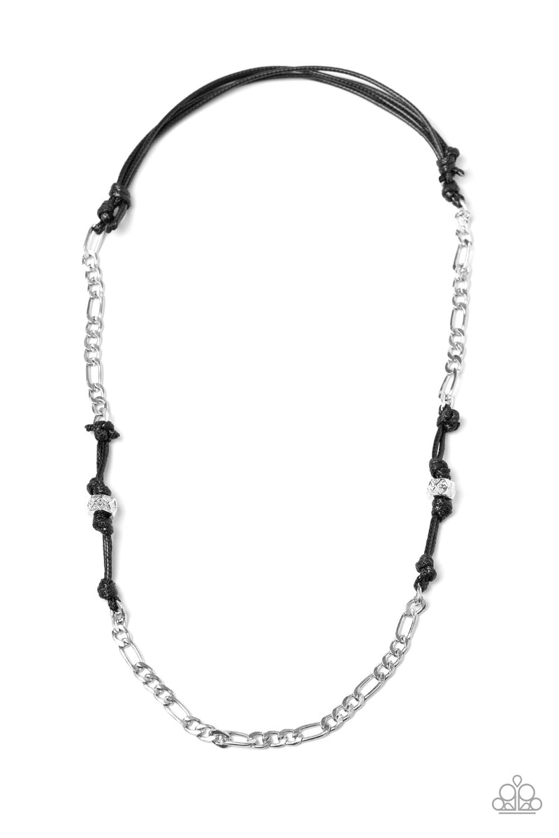 Paparazzi Rural Renegade - Black Urban Necklace. Subscribe & Save! #P2MN-URBK-053XX