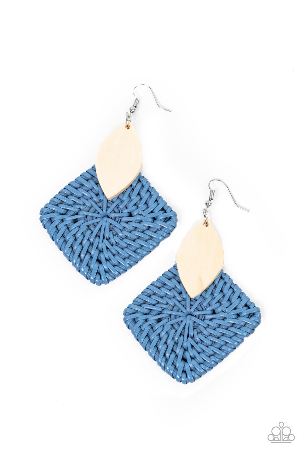 Paparazzi Sabbatical WEAVE Blue Earrings. Subscribe & Save. #P5SE-BLXX-298XX