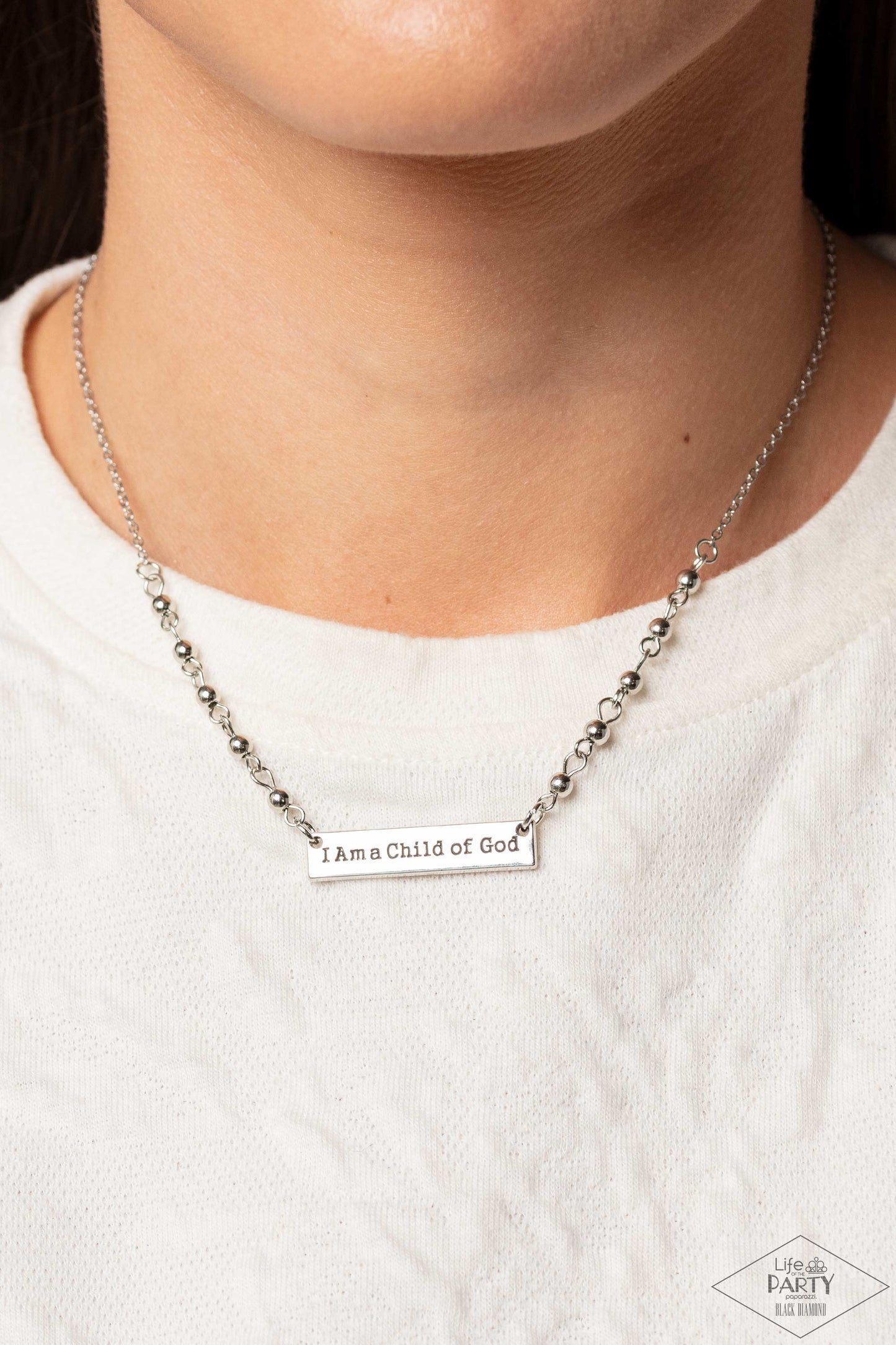 Paparazzi Send Me An Angel Silver Necklace. Get Free Shipping. I am a Child of God Necklace