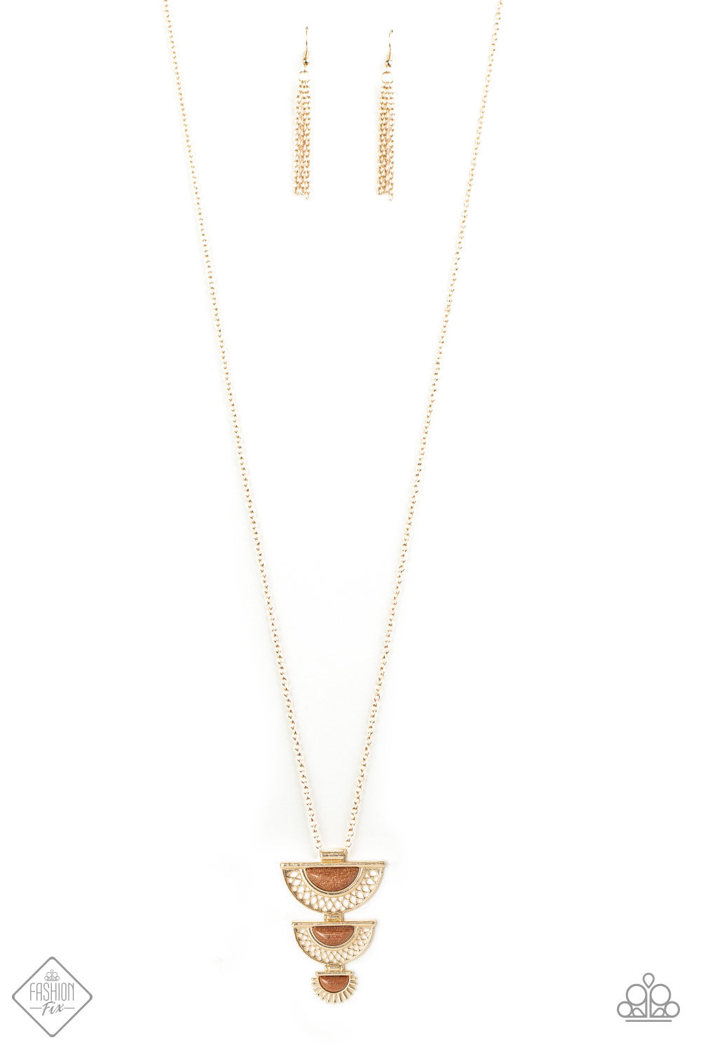 Serene Sheen Gold Long Necklace Paparazzi Accessories. Subscribe and Save. #P2SE-GDXX-079UC