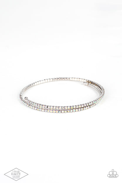 Paparazzi Sleek Sparkle Multi Bracelet. Dainty Coil Bracelet. Subscribe & Save. #P9RE-MTXX-066XX