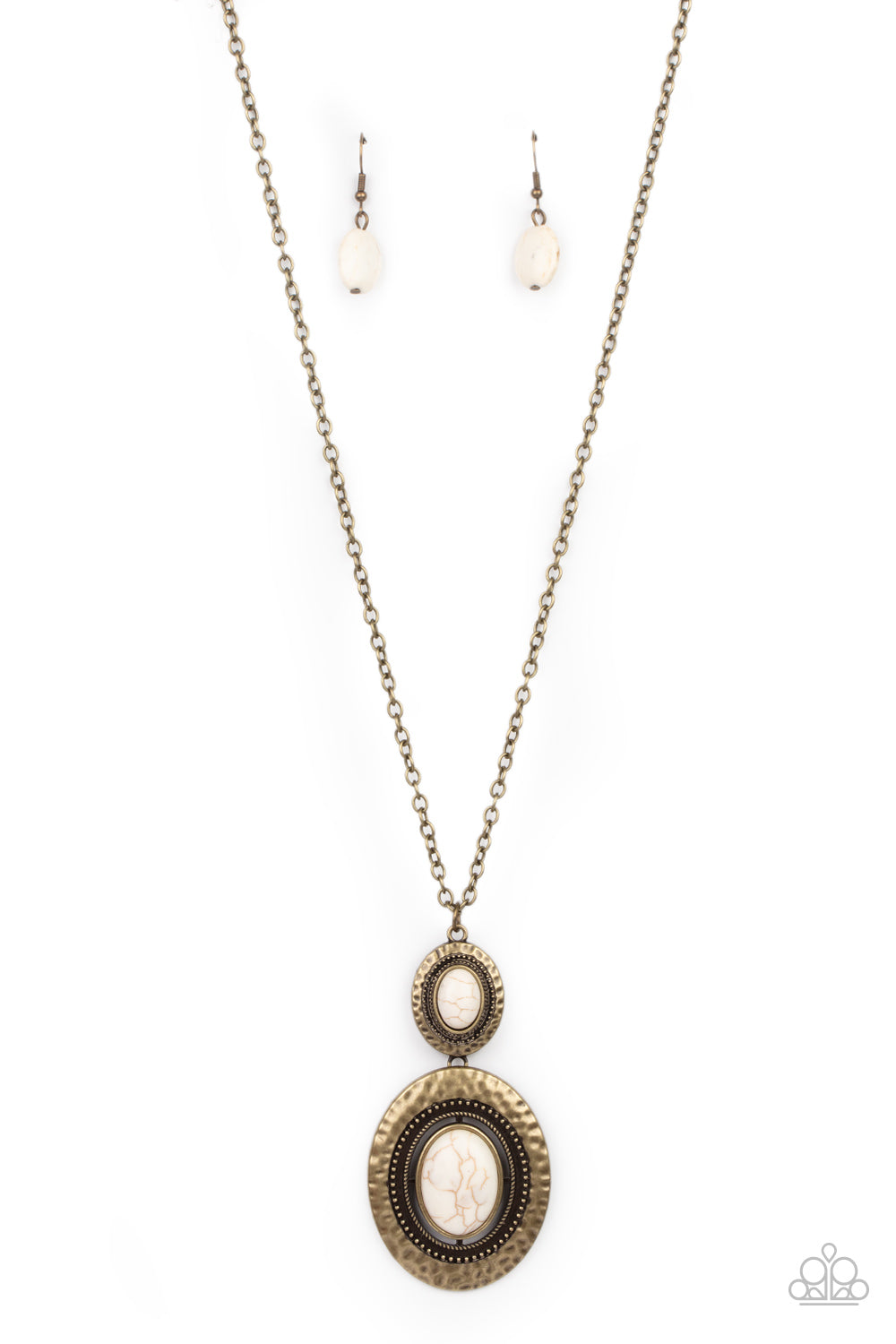 Southern Opera Brass Necklace Paparazzi Accessories $5 Jewelry. Free Shipping! #P2SE-BRXX-118XX