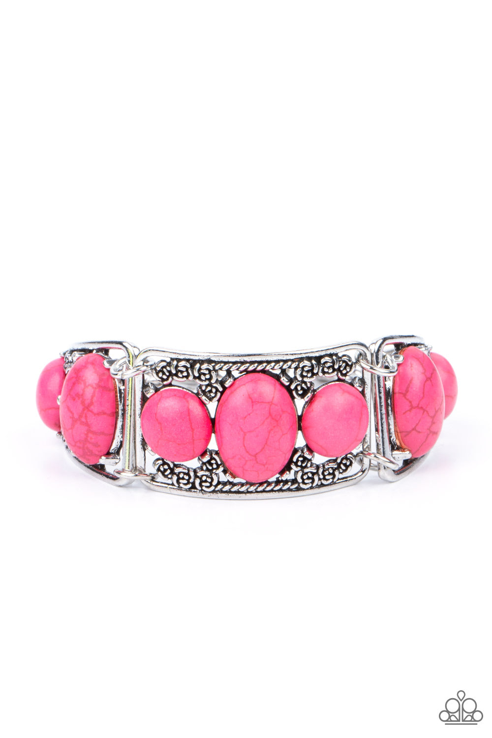 Southern Splendor Pink Bracelet Paparazzi Accessories. Shop Now lead and Nickel Free Jewelry