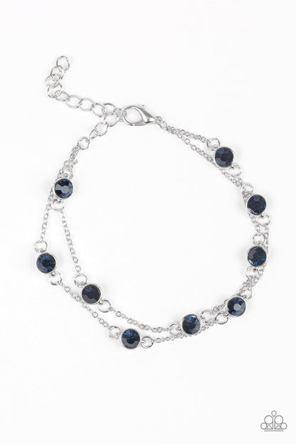 Paparazzi Bracelet ~ Spotlight Starlight - Blue Bracelet Paparazzi