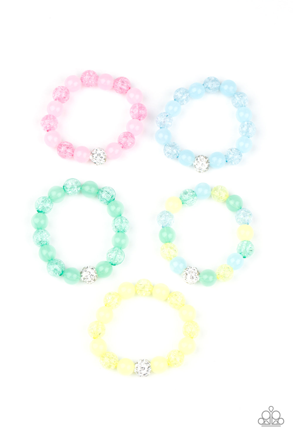 Paparazzi Starlet Shimmer Kids Bracelet. Get Free Shipping. #P9SS-MTXX-224XX. Stretchy Band