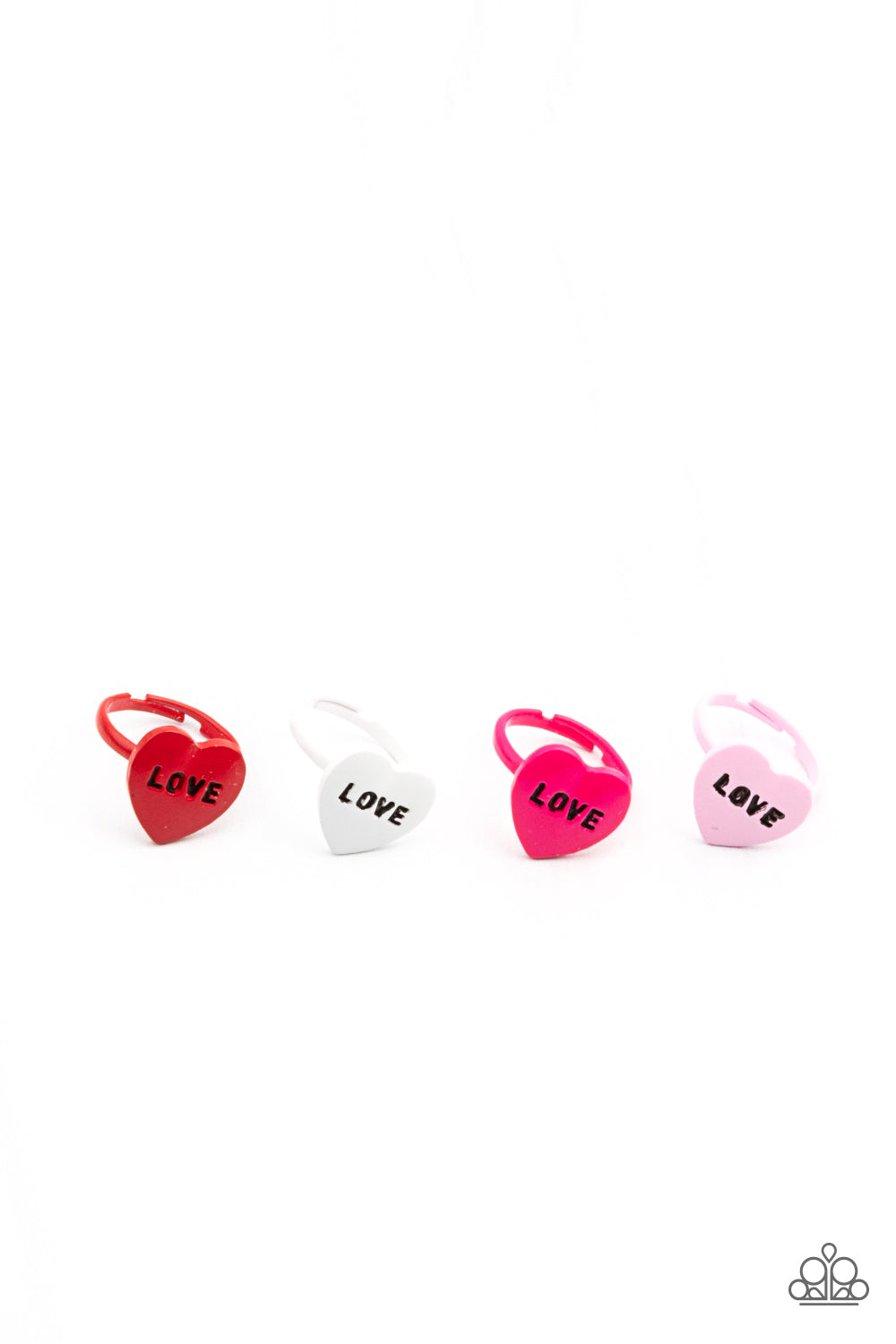 Kids Heart Ring "Love" Paparazzi Accessories. Valentines jewelry. Kids ring. P4SS-MTXX-252XX