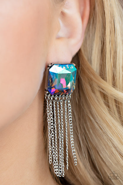 Paparazzi Earring Supernova Novelty - Multi Earring Life of the Party Earring