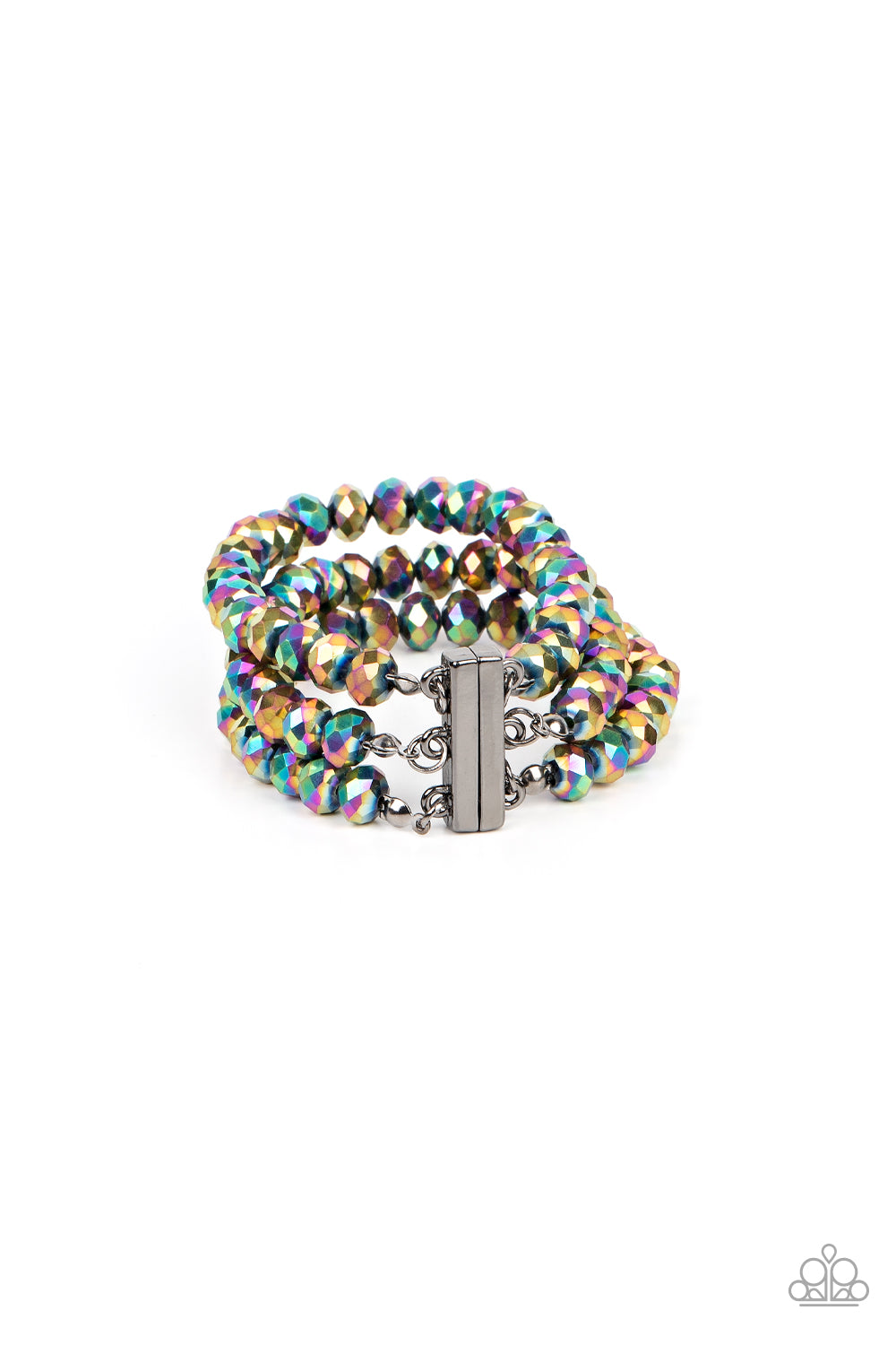 Paparazzi Supernova Sultry Multi Bracelet. Subscribe & Save. #P9ED-MTXX-040XX. Oil Spil Magnetic